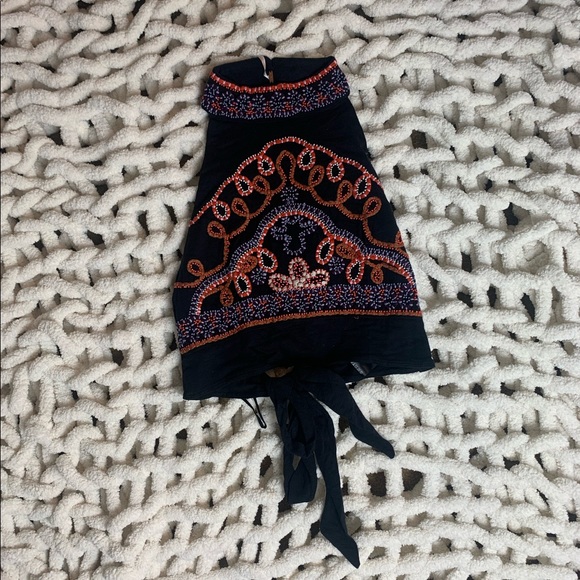 Free People GOA Tank/Crop Black - Picture 1 of 12